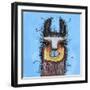 Llama-Karrie Evenson-Framed Art Print