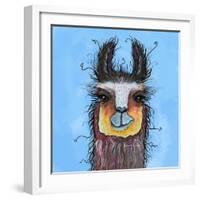 Llama-Karrie Evenson-Framed Art Print