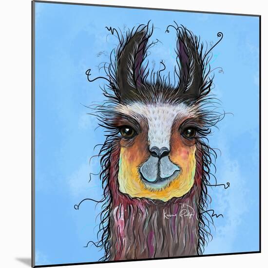 Llama-Karrie Evenson-Mounted Art Print