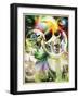 Llamacorn Star Blaster-ALI Chris-Framed Giclee Print