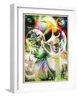 Llamacorn Star Blaster-ALI Chris-Framed Giclee Print