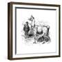 Llamas, C1880-null-Framed Giclee Print