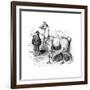 Llamas, C1880-null-Framed Giclee Print