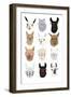 Llamas in Glasses-Hanna Melin-Framed Art Print