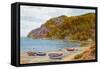 Llanbedrog Bay, Pwllheli-Alfred Robert Quinton-Framed Stretched Canvas