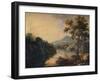 'Llanberis Lake and Dolbardarn Castle', 1766, (1938)-Richard Wilson-Framed Giclee Print