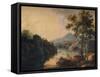 'Llanberis Lake and Dolbardarn Castle', 1766, (1938)-Richard Wilson-Framed Stretched Canvas