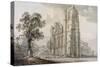 Llandaff Cathedral-Paul Sandby-Stretched Canvas