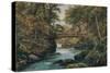 Llandrindod Wells, the Alpine Bridge-Alfred Robert Quinton-Stretched Canvas