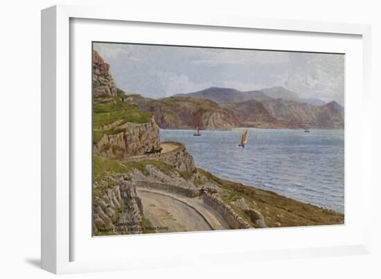 Llandudno, Marine Drive and Welsh Mountains-Alfred Robert Quinton-Framed Giclee Print