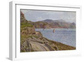Llandudno, Marine Drive and Welsh Mountains-Alfred Robert Quinton-Framed Giclee Print