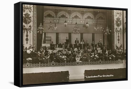 Llandudno Pier Orchestra-null-Framed Stretched Canvas