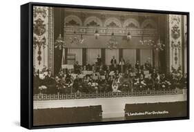 Llandudno Pier Orchestra-null-Framed Stretched Canvas