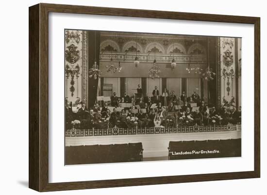 Llandudno Pier Orchestra-null-Framed Photographic Print
