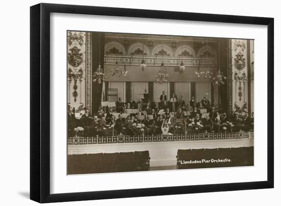 Llandudno Pier Orchestra-null-Framed Photographic Print