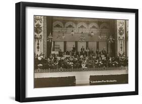 Llandudno Pier Orchestra-null-Framed Photographic Print