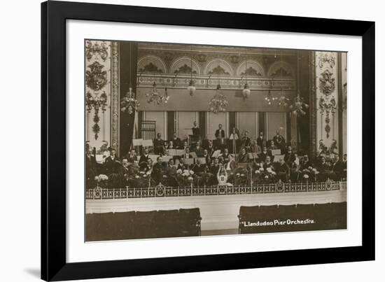 Llandudno Pier Orchestra-null-Framed Photographic Print