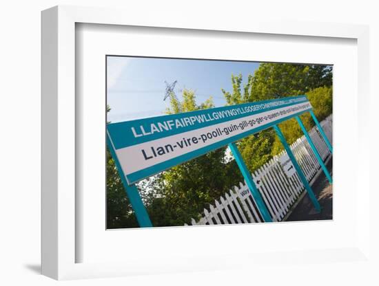 Llanfair Pg (Llanfairpwllgwyngyllgogerychwyrndrobwllllantysiliogogogoch) Station-Alan Copson-Framed Photographic Print