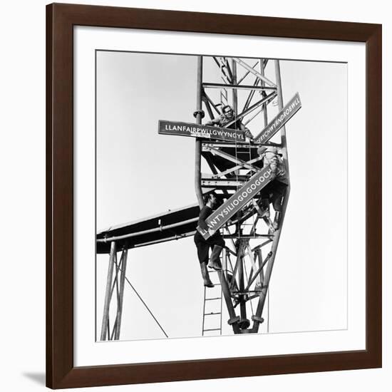 Llanfairpwllgwyngyllgogerychwyrndrobwllllantysiliogogogoch 1964-Ron Harding-Framed Photographic Print