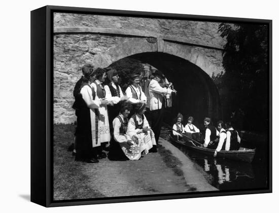 Llangollen Eisteddfod-Fred Musto-Framed Stretched Canvas