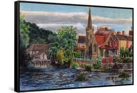 Llangollen Methodist Church Wales UK-Stanton Manolakas-Framed Stretched Canvas