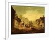 Llangollen (Oil on Canvas)-Julius Caesar Ibbetson-Framed Giclee Print