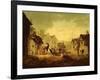 Llangollen (Oil on Canvas)-Julius Caesar Ibbetson-Framed Giclee Print