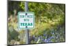 Llano, Texas, USA. Don't Mess With Texas sign in the hill country.-Emily Wilson-Mounted Photographic Print