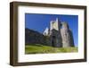 Llansteffan Castle, Carmarthenshire, Wales, United Kingdom, Europe-Billy Stock-Framed Photographic Print