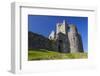 Llansteffan Castle, Carmarthenshire, Wales, United Kingdom, Europe-Billy Stock-Framed Photographic Print