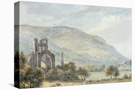 Llanthony Abbey, Monmouthshire-Paul Sandby-Stretched Canvas