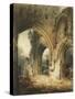 Llanthony Abbey-John Sell Cotman-Stretched Canvas