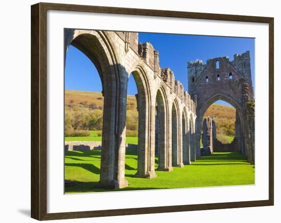 Llanthony Priory, Brecon Beacons, Wales, United Kingdom, Europe-Billy Stock-Framed Photographic Print