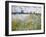 Lle aux Fleurs near Vetheuil-Claude Monet-Framed Art Print