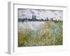 Lle aux Fleurs near Vetheuil-Claude Monet-Framed Art Print