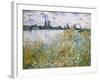 Lle aux Fleurs near Vetheuil-Claude Monet-Framed Art Print