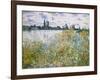 Lle aux Fleurs near Vetheuil-Claude Monet-Framed Art Print