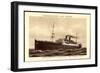 Lloyd Bremen, Dampfer Prinz Friedrich Wilhelm-null-Framed Giclee Print