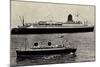 Lloyd Bremen, Modellschiff, Dampfschiff Bremen-null-Mounted Giclee Print