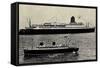 Lloyd Bremen, Modellschiff, Dampfschiff Bremen-null-Framed Stretched Canvas