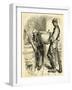 Lloyd George and Miners-F H Townsend-Framed Art Print