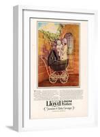 Lloyd Loom, Magazine Advertisement, USA, 1927-null-Framed Giclee Print