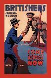 Britishers: You're Needed: Come Across Now-Lloyd Myers-Mounted Art Print