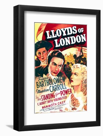 Lloyd's of London - Movie Poster Reproduction-null-Framed Photo