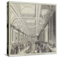 Lloyd's Subscription Room, as it Appeared at the Entrance of Her Majesty-null-Stretched Canvas