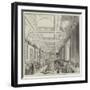 Lloyd's Subscription Room, as it Appeared at the Entrance of Her Majesty-null-Framed Giclee Print