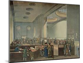 'Lloyd's Subscription Rooms As Seen By Rowlandson in 1800', 1928-Thomas Rowlandson-Mounted Giclee Print