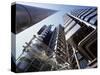 Lloyds Building, Architect Richard Rogers, City of London, London, England, United Kingdom-Walter Rawlings-Stretched Canvas