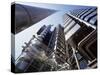 Lloyds Building, Architect Richard Rogers, City of London, London, England, United Kingdom-Walter Rawlings-Stretched Canvas