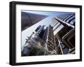 Lloyds Building, Architect Richard Rogers, City of London, London, England, United Kingdom-Walter Rawlings-Framed Photographic Print